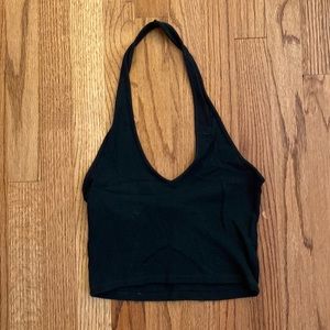 Black Halter Top